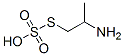 チオ硫酸S-(2-アミノプロピル) 化学構造式