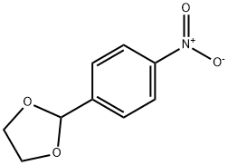 2-(4-硝基苯基)-1,3-二氧戊环, 2403-53-4, 结构式