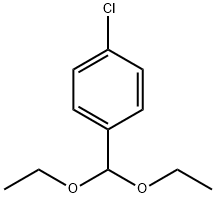 4-氯代苯甲醛缩二乙醇,2403-61-4,结构式