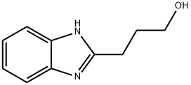 2-(3-ヒドロキシプロピル)ベンズイミダゾール 化学構造式