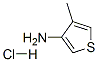 4-methylthiophen-3-amine hydrochloride Structure