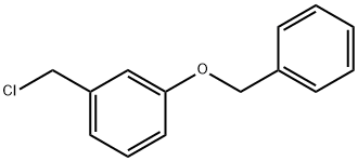 M-(BENZYLOXY)BENZYL CHLORIDE, 24033-03-2, 结构式