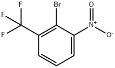 2-溴-1-硝基-3-三氟甲苯 结构式
