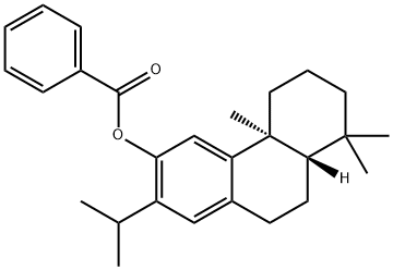 3-Phenanthrenol, 4b,5,6,7,8,8a,9,10-octahydro-4b,8,8-trimethyl-2-(1-methylethyl)-, benzoate, (4bS,8aS)- Structure
