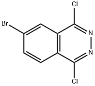 Phthalazine, 6-bromo-1,4-dichloro- Structure