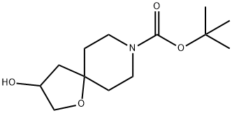 N-叔丁氧羰基-1-氧杂-8-氮杂螺[4.5]癸烷-3-醇, 240401-09-6, 结构式