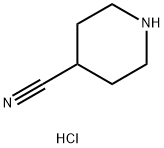 4‐シアノピペリジン塩酸塩 化学構造式