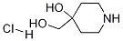 4-Hydroxy-4-hydroxyMethylpiperidine hydrochloride Struktur