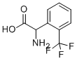 2-(トリフルオロメチル)-DL-フェニルグリシン 化学構造式
