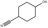 Cyclohexanecarbonitrile, 4-hydroxy- Struktur