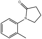 1-(2-methylphenyl)pyrrolidin-2-one 结构式