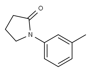 1-(M-Tolyl)pyrrolidin-2-one Struktur