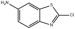6-アミノ-2-クロロベンゾチアゾール 化学構造式