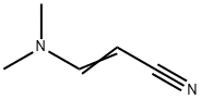 3-(ジメチルアミノ)アクリロニトリル 化学構造式