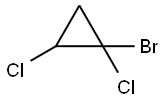 1-Bromo-1,2-dichlorocyclopropane Structure