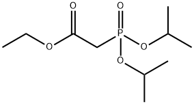 ジイソプロピル (エトキシカルボニルメチル)ホスホナート 化学構造式