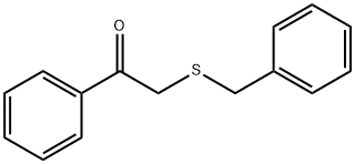 1-phenyl-2-[(phenylmethyl)thio]ethan-1-one  Struktur