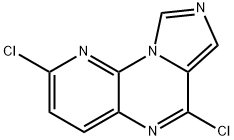 2,6-DICHLOROIMIDAZO[1,5-A]PYRIDO[3,2-E]PYRAZINE Structure