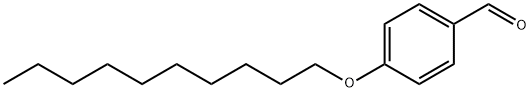 4-デシルオキシベンズアルデヒド 化学構造式