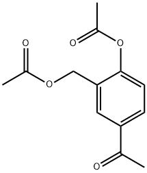 4-羟基-3-羟甲基苯乙酮二乙酸酯 结构式
