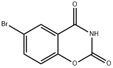6-溴-2H-1,3-苯并恶嗪-2,4(3H)-酮 结构式