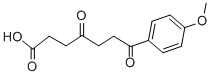 6-对甲氧基苯甲酰基-4-氧代己酸, 24090-40-2, 结构式