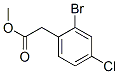 2'-Bromo-4-chlorophenylacetic acid methyl ester Structure