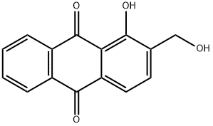 锈色洋地黄醌醇, 24094-45-9, 结构式