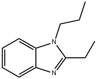 1H-Benzimidazole,2-ethyl-1-propyl-(9CI) Structure