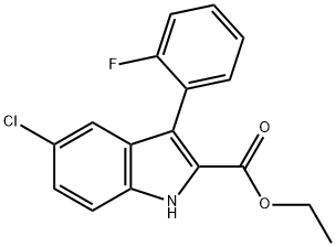 5-클로로-3-(2-플루오로페닐)-1H-인돌-2-카르복실산에틸에스테르
