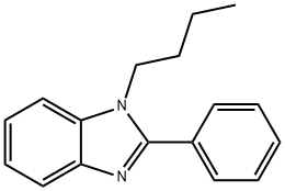 1-N-BUTYL-2-PHENYLBENZIMIDAZOLE Structure