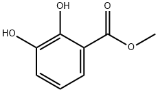 2,3-ジヒドロキシ安息香酸メチル 化学構造式