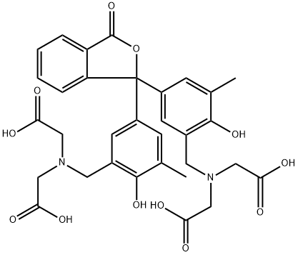 1,3-Dihydro-3-oxoisobenzofuran-1-ylidenbis(6-hydroxy-5-methyl-m-phenylenmethylennitrilo)tetraessigsure