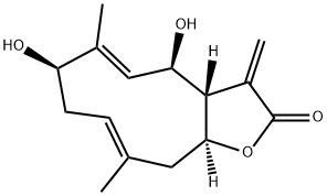 (3aS,4R,5E,7R,9E,11aS)-3a,4,7,8,11,11a-Hexahydro-4,7-dihydroxy-6,10-dimethyl-3-methylenecyclodeca[b]furan-2(3H)-one|