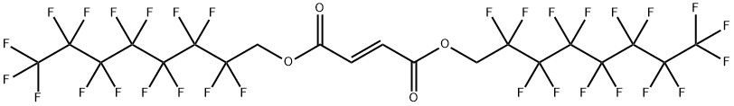フマル酸ビス(1H,1H-パーフルオロオクチル) 化学構造式