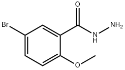 5-bromo-2-methoxybenzohydrazide 化学構造式