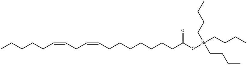 トリブチル[[(9Z,12Z)-1-オキソ-9,12-オクタデカジエニル]オキシ]スタンナン 化学構造式