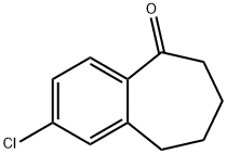 2-氯-6,7,8,9-四氢苯并-5-环庚酮 结构式