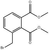3-溴甲基邻苯二甲酸二甲酯 结构式