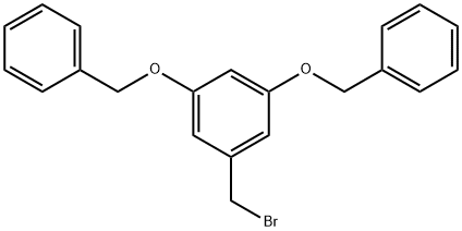 3,5-BIS(BENZYLOXY)BENZYL BROMIDE Struktur