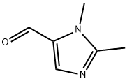 1,2-ジメチル-1H-イミダゾール-5-カルバルデヒド 化学構造式