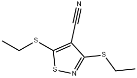 3,5-Bis(ethylthio)-4-isothiazolecarbonitrile|