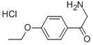2-AMINO-4'-ETHOXYACETOPHENONE HYDROCHLORIDE Structure