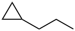 CYCLOPROPANE,PROPYL- Structure