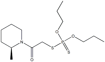 哌草磷,24151-93-7,结构式