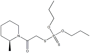 哌草磷 结构式