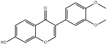 3',4'-DIMETHOXY-7-HYDROXYISOFLAVONE Structure