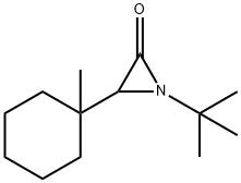 1-tert-Butyl-3-(1-methylcyclohexyl)aziridin-2-one Structure