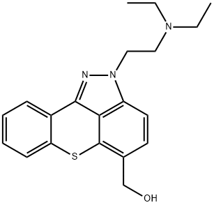 2-[2-(Diethylamino)ethyl]-2H-[1]benzothiopyrano[4,3,2-cd]indazole-5-methanol Structure