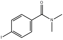 4-ヨード-N,N-ジメチルベンズアミド 化学構造式